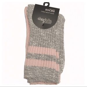 Charlotte Russe Crew Socks - 2 pairs